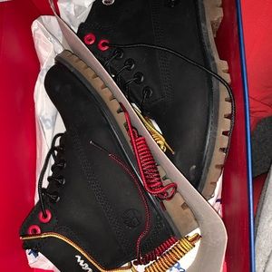 Boys champion/timberlan boots